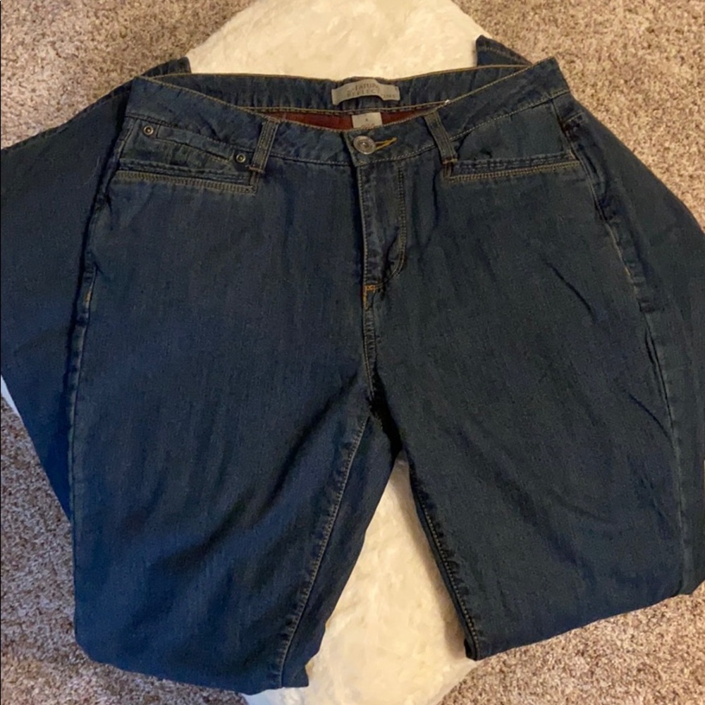 Fleece-lined Natural Reflections jeans